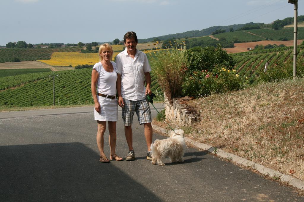 Bed and Breakfast Domaine La Rose Caylus Exterior foto